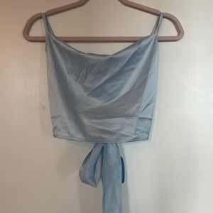- Never worn! blue shein crop in size small!